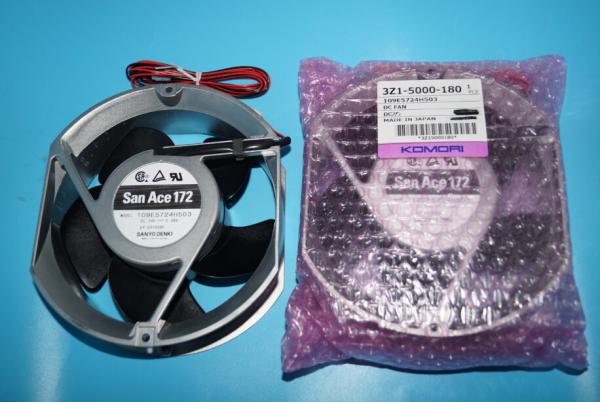 Komori fan,3Z15000180,DC fan,komori original fan,109E5724H503,KOMORI original spare parts,DC24V