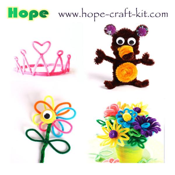 Pipe Cleaners, Chenille Stems for kids DIY material STEM craft kit 6mm X 30cm 12 inch hobbies hand-crafted material