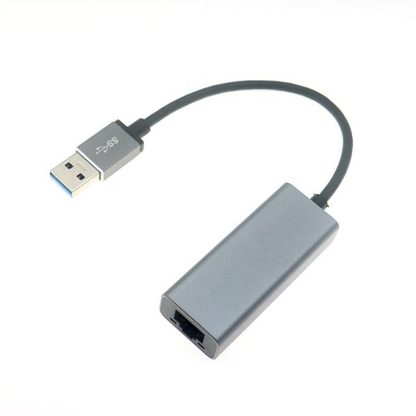 Super Speed 1000Mbps Metal Shell USB 3.0 to Gigabit RJ45 Ethernet Adapter
