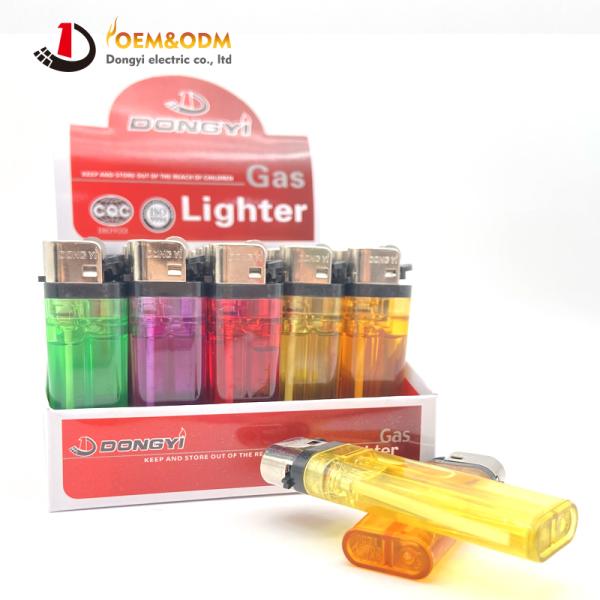 Dongyi 2025 OEM 80mm Disposable Flint Lighters Cigar Smoking Electric Custom Logo Gas Cigarette Lighter