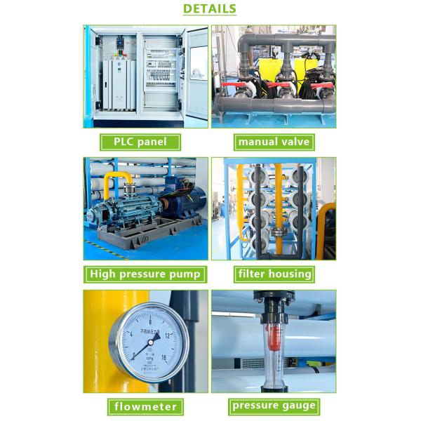 35TPH Sea Water Reverse Osmosis Drinking Water Filter System