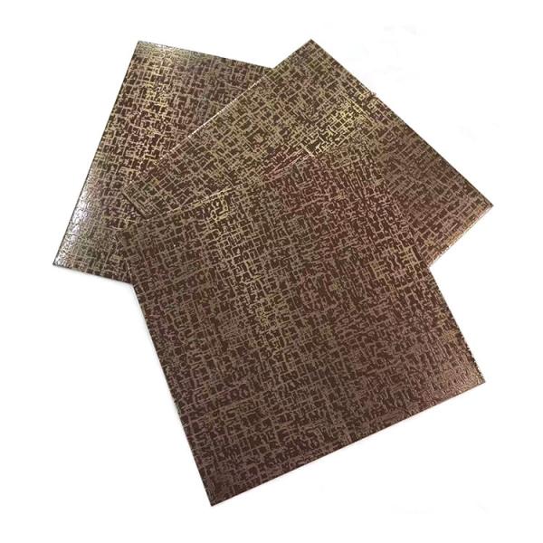 304 S30408 1.4301 Gold Color Stainless Steel Plate Sheet