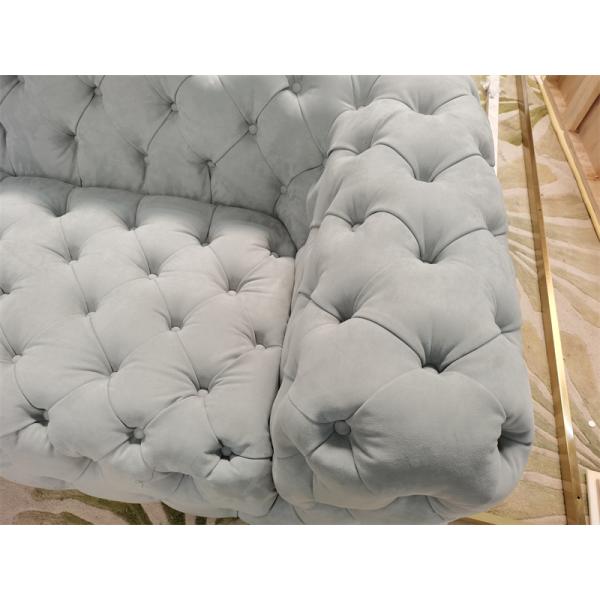 Tufted Velvet Modular Sofas 1.0x2.7m Chesterfield