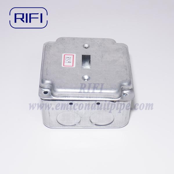 RIFI Galvanized Raised Steel Cover For Electrical Junction Box  RS Cover