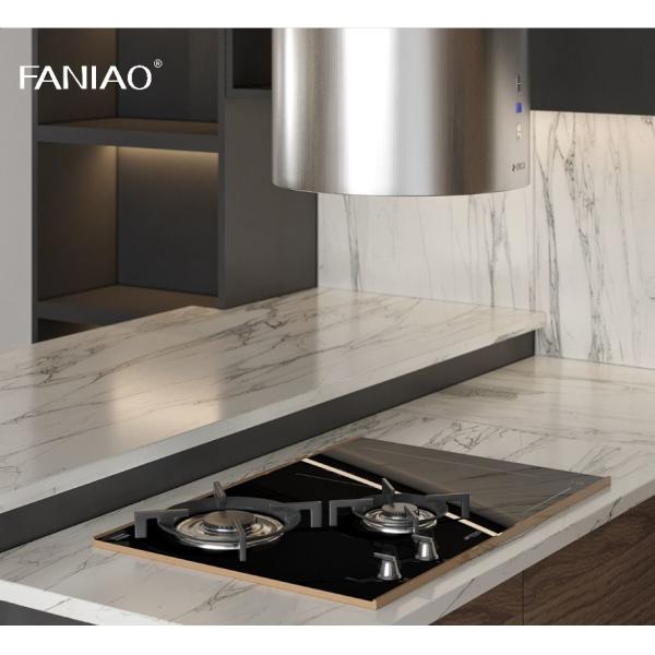 Домашний стиль Интерьер Умный высокий глянцевый Модель Модульные деревянные зерновые кухонные шкафы для квартиры