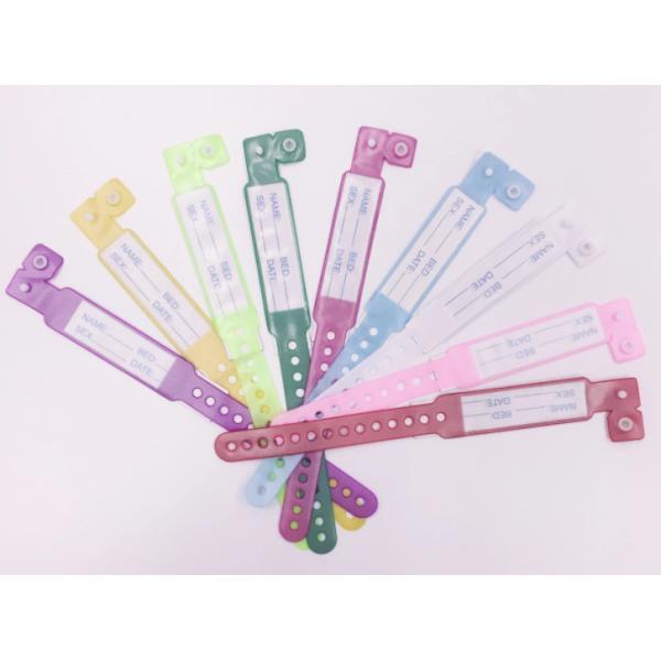 Больница использует устранимые браслеты винила браслетов ID с печатью 270x25mm