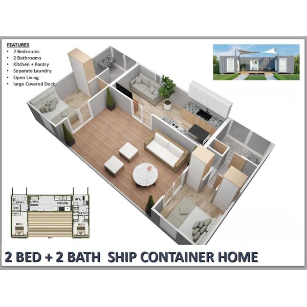 Versatile light Gauge Steel Villa Prefabricated Modern Steel Structure Homes