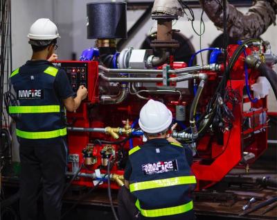 Poder superior motor diesel de bomba de fogo de 130 quilowatts apropriado para todas as bombas de fogo