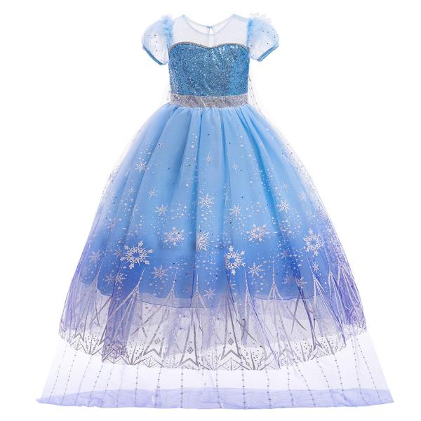 De 140CM das crianças do vestido princesa Dresses Mesh Cape Detachable dos trajes acima