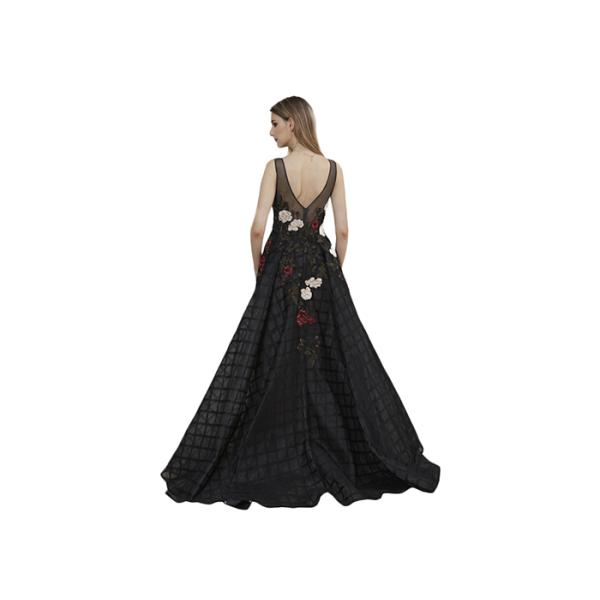 Soft Forging Inki Pink European Style Evening Dresses With Bow Sash Floor Length