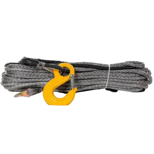 12mm*40m Grey Atv Utv Winch Rope Excellent Tatigue Resistance Long Working Life