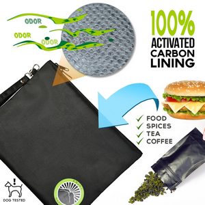 Slider Top Closure Bags, Odor Proof Bag, Dog Tested Bags, Pouch Zipper, Case for Herbs Coffee Oils