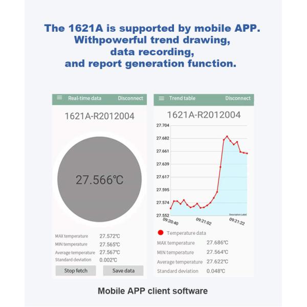 Industrial Digital Calibration Measure Contact Reference Thermometer with LCD Display