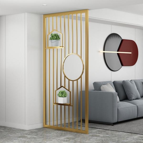 Personalized Decorative Metalwork Laser Cut Metal Room Divider For Living Room