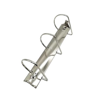 11 Slant D shape Ring Binder clip 3 inch Silver A4 Metal clip Strengthened loose-leaf binder Ring Binder Mechanism for Large-capacity folder STD280-3-76/45