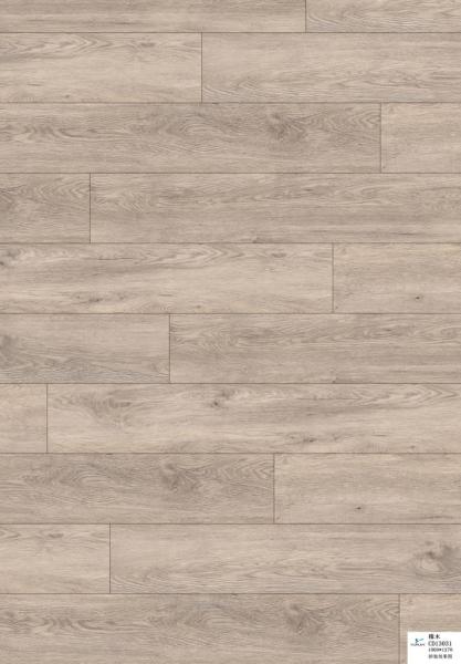 UV Coating Wood Grain SPC Plank Flooring With Wear Layer