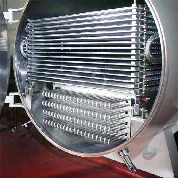 SED-250DG Silver Horizontal Fruit Vacuum Freeze Dry Machine Custom Made Power 380V/50HZ,3Phase,5Wire