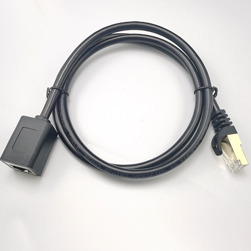 мужчина гибкого провода RJ45 кабеля Cat5e сети длины 28AWG CAT5 50m к женщине