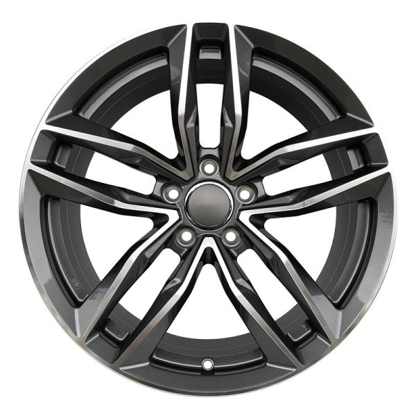 Aluminum Replica 17 18 19 Inch Alloy Wheels Audi Split 5 Spoke Wheels 57.1/66.6