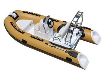 2022 rigid bottom for fishing and relaxing more colors  inflatable boat  13ft orca rib390C with back cabin