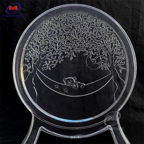 25.5 Inch Resin Chivari Chair Durable Material For Commercial