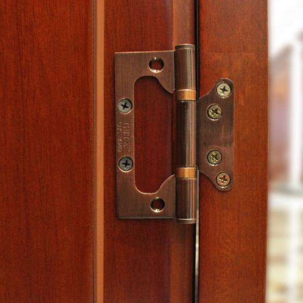 PU Painting HDF Soundproof Wooden Door 210cm Height Evniromental  Friendly