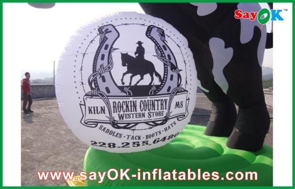Personagem de banda desenhada inflável exterior do modelo do cavalo para anunciar