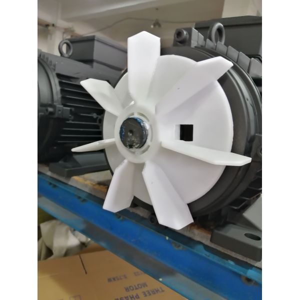 Y2-200-4/6/8 58×300mm 9 Blades Polypropylene (PP) Cooling Fan Blade for 200 Frame Electric AC Motor