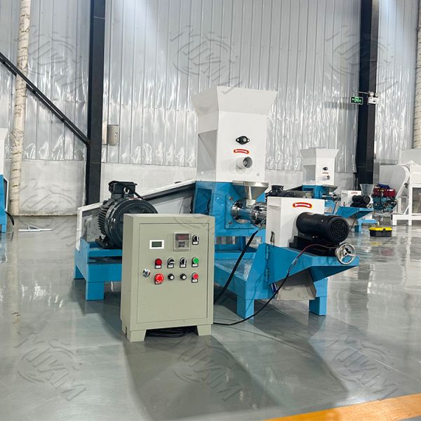 MIKIM Stainless Steel PLC Motor Fish Feed Making Machine floating fish extruder machine Continuous Automatic Floating Pellet Extruder for Farmers