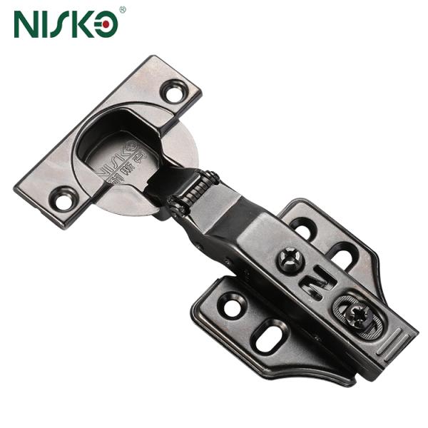 Bisagra de puerta ajustable con cierre suave 3D, bisagra de clip para gabinete, accesorios para muebles
