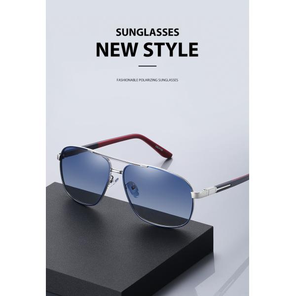 Custom metal polarized sunglasses 5.70 Inches , Men Women Universal Eyewear