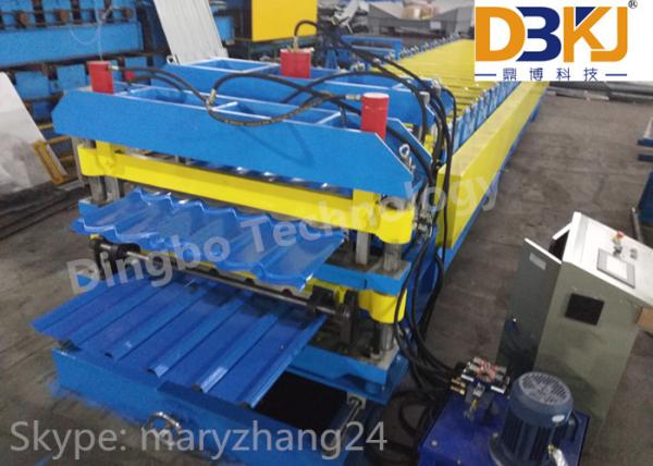 Full Automatic Metal Roof Panel Roll Forming Machine With 1 Year Warranty