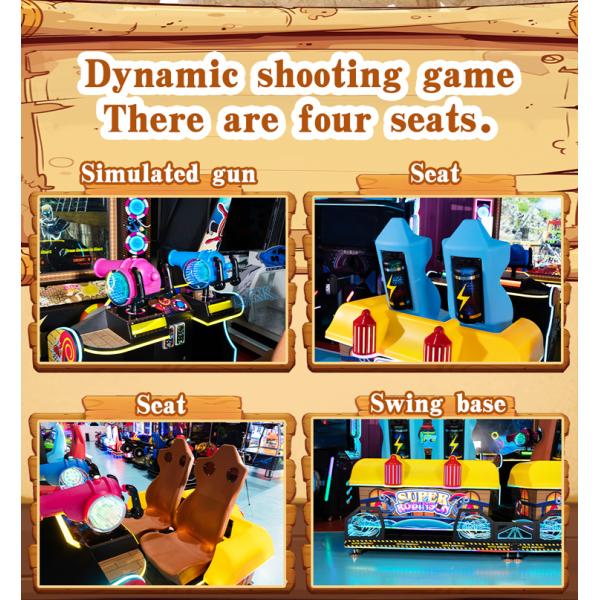 Coin Operated Simulator 4D Game Machine Super Robinson without Cabinet