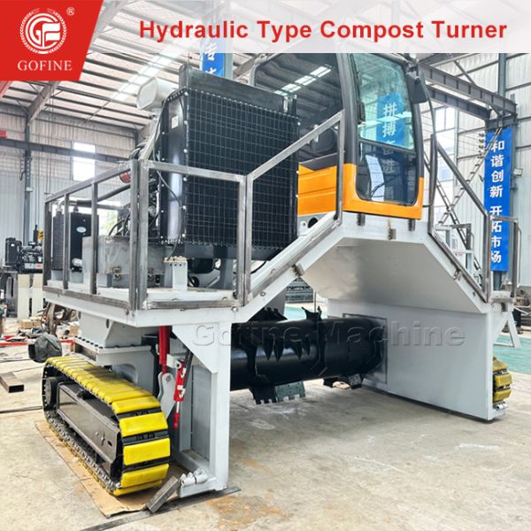 Hydraulic Crawler Compost Making Machine Organic Fertilizer Production Equipment