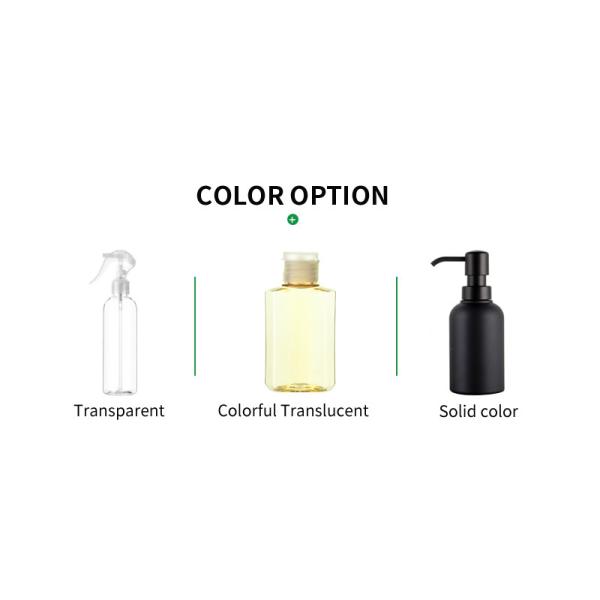 Бутылки 60ML 160ML 225ML шампуня R-PET облегченные прозрачные