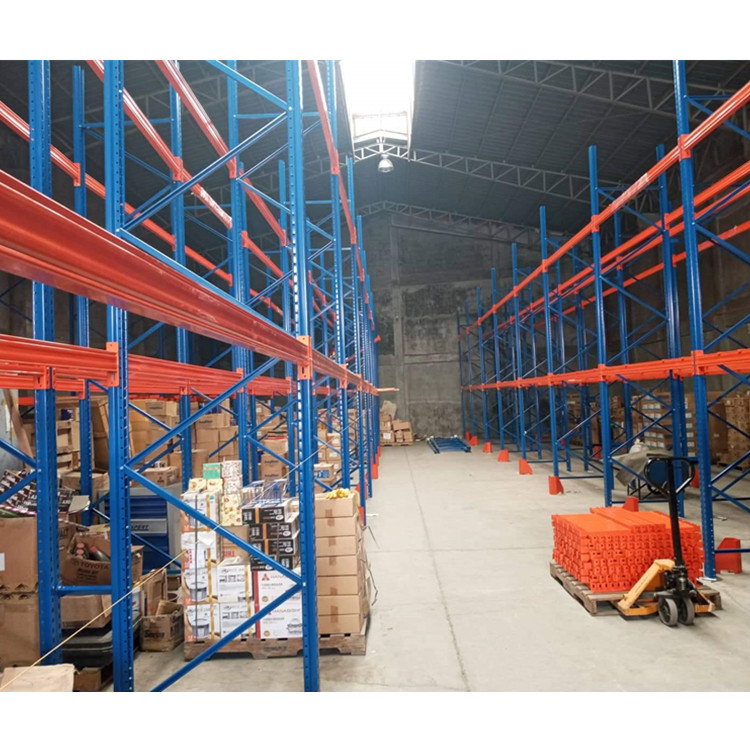 Steel Multi-tier Warehouse Storage Pallet Racking System for Customer Size Selections