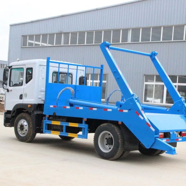 10cbm Dongfeng Refuse Rubbish Collection Truck Swing Arm Garbage Container Truck