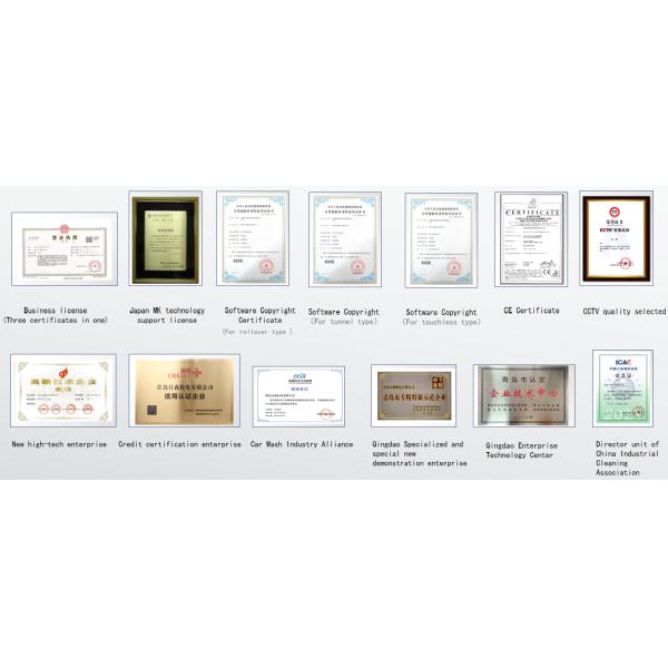 Lavadora de automóviles sin contacto con diseño de doble brazo