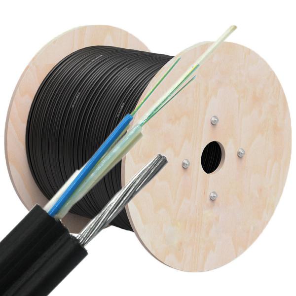 HDPE 7x0.8mm cabo de fibra ótica aéreo aéreo GYTC8S de 48 núcleos