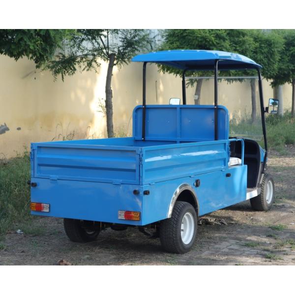 Синий цвет 2-местный грузовик для гольфовых корзинок Депо двигатель переменного тока 3,5 кВт Минимальный поворот 5600 мм