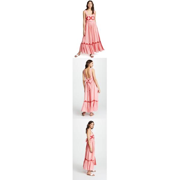 Лето платья 2018 розовых Линен женщин вышивки макси