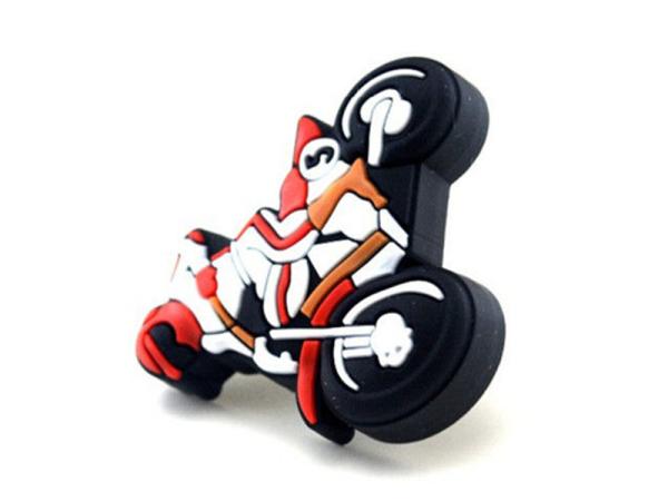 Sports Motorcycle Boys Dresser Knobs Bedrooms Furniture Decorative PVC Cabinet Knobs