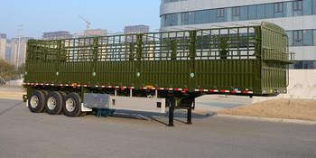 High-Performance Fence Semi Trailer For Secure Transport Of Livestock Animals And Heavy Load