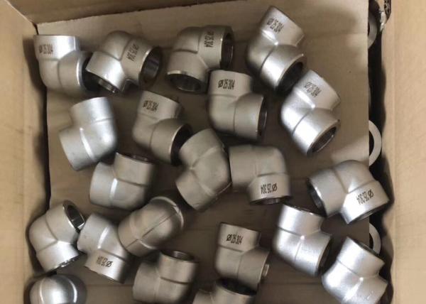 Screwed Forged DN15 45 Degree ASTM Stainless Steel Elbow
