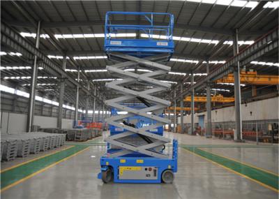 Foldable Guardrail Hydraulic Scissor Lift 230kg Load Capacity Long Service Life With Safety Protection