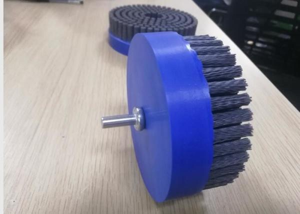 Silicon Carbide Filament Abrasive Disc Brushes 150mm OD With 6mm Shank