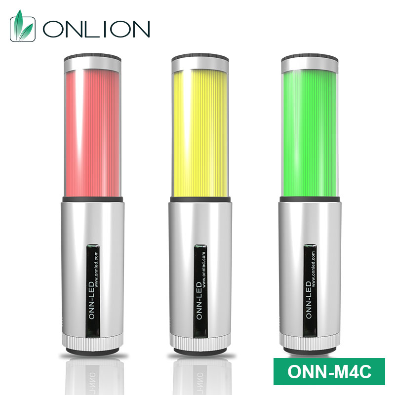 ONN-M4S-A Equipment Indicator Light 24V Milling Machine Warning LED Light With Alarm Buzzer