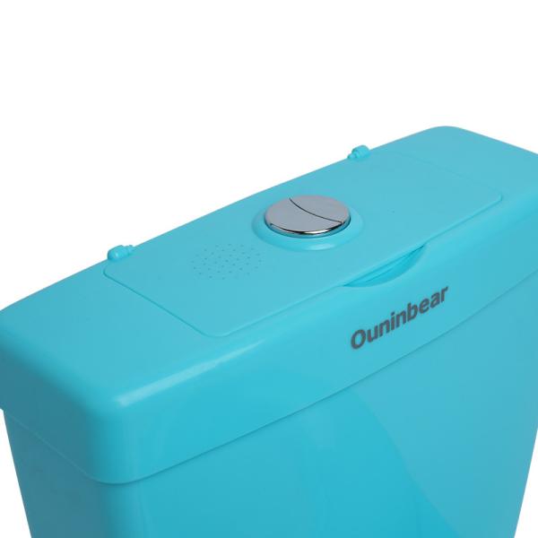 Banheira de bebé azul Sento de simulação de banheiro Banheira de formação de cuidados infantis PP leve