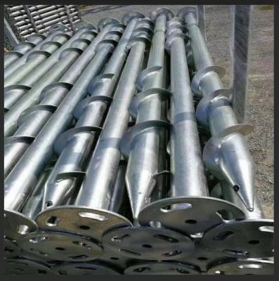 High-quality Ground Screw Piles Impregnated With Galvanized Ground For Construction Projects
