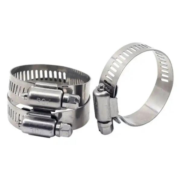 Adjustable Stainless Steel Worm Drive Hose Clamp Reinforced Strength